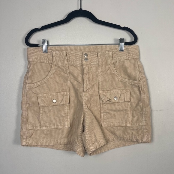 Urban Outfitters BDG Corduroy Cargo Shorts High Rise size 8 cotton - Picture 1 of 7